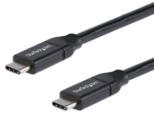 USB 2.0 Type-C ケーブル 2m 給電充電対応(最大5A) USB-C/ オス - USB-C/ オ･･･