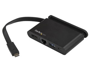 USB Type-C接続マルチアダプタ 4K HDMI Mac/Windows対応 2x USB 3.0/1x USB-C･･･