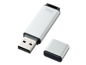 サンワサプライ 【メール便での発送商品】　USB2.0メモリ UFD-2AT8GSV (1個) ･･･