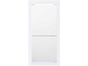 ツインバード工業TWINBIRD110L2ドア冷蔵庫一人暮らしホワイト右開きHR-E911W 商品画像1：GBFT Online
