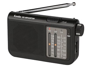 ケンコー・トキナー AM/FM/短波ラジオ KR-009AWFSW