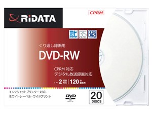 【納期目安：約10営業日】アールアイジャパン RiDATA 繰り返し録画用DVD-RW ･･･