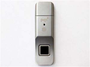 PQI 指紋認証USBメモリー 64GB UDUFPSL-64 フラッシュメモリー