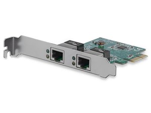 ギガビットイーサネット2ポート増設PCI Express ネットワークアダプタLANカード 2x Gigabit Ethernet 1000Mbps拡張用PCIe NIC有線LANボード ST1000SPEXD4 商品画像1：123market