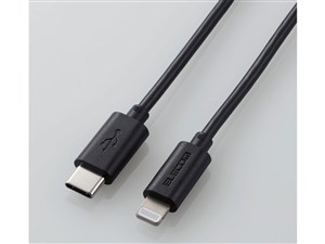 エレコム 【メール便での発送商品】USB C ライトニングケーブル 0.1m MPA-CL0･･･