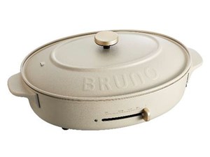 BRUNO ブルーノ オーバルホットプレート グレージュ BOE053-GRG