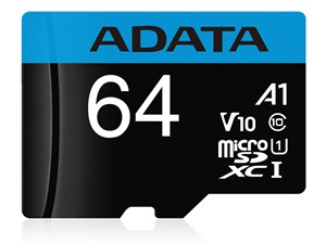 ADATA Micro SD(UHS1 Class10/64GB) AUSDX64GUICL10A1-RA1