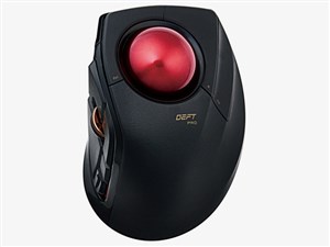エレコム トラックボールマウス 人差指 8ボタン チルト機能 有線 無線 Bluetooth 1000万回耐久 ブラック M-DPT1MRXBK 商品画像1：リコメン堂
