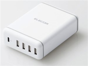 エレコム USB 充電器 スマホ タイプC PD 同時充電 急速 5口 iPhone Macbook S･･･