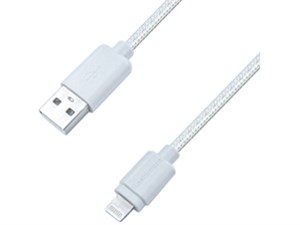 カシムラ USB充電＆同期ケーブル 2m LN STRONG WH KL-54