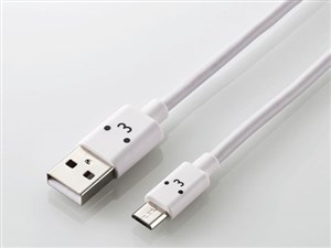 エレコム 【メール便での発送商品】特販 通販専用 microUSBケーブル 2A出力 1･･･