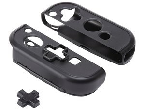 CYBER・十字ボタン付きミニグリップ(SWITCH Joy-Con用) CY-NSDPMG-BK