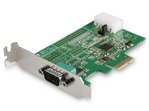 RS232Cシリアルアダプターカード/PCI Express/1ポート/16950 UART/ロープロフ･･･