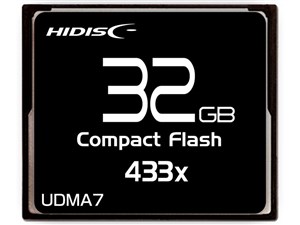 【納期目安：１週間】hidisc CFカード 32GB 433x Read65MB/s MLCチップ搭載 H･･･