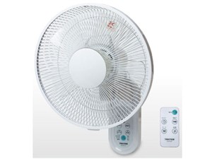 TEKNOS【千住】テクノス 30cm5枚羽根 フルリモコンDC壁掛け扇風機 ホワイト KI-DC335★【KIDC335】 商品画像1：SAKURA MOMO