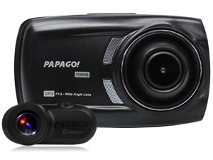 【納期目安：２週間】PAPAGO 2カメラドライブレコーダー GSS70GS1-32G