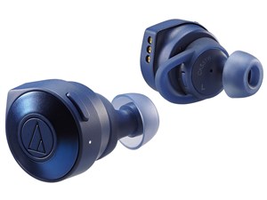 オーディオテクニカ【audio-technica】フルワイヤレスイヤホン ブルー ATH-CKS5TW-BL★【ATHCKS5TWBL】 商品画像1：家電のSAKURAchacha