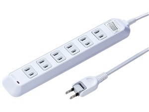 TAP-SP216 雷ガードタップ (2P・6個口・2m)