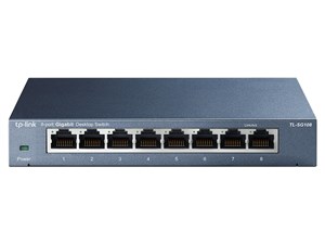 8ポート 10/100/1000Mbps デスクトップ スイッチ TL-SG108(UN)