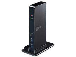 タブレットスタンド付き4K対応USB3.1ドッキングステーション USB-CVDK4 商品画像1：123market