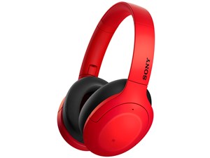 ソニー【SONY】h.ear on 3　ノイキャンWirelessヘッドセット　レッド　WH-H910N-R★【ワイヤレスヘッドホン】 商品画像1：家電のSAKURAchacha