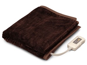 アイリスオーヤマ IRIS OHYAMA 電気しき毛布 フランネル調 ダークブラウン EHB-F1480-DT 商品画像1：GBFT Online Plus