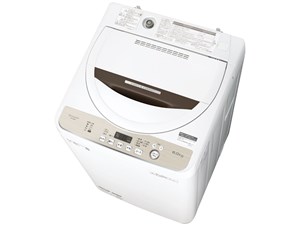 シャープ【SHARP】6kg 全自動洗濯機 ブラウン系 ES-GE6D-T★【ESGE6DT】 商品画像1：SAKURA MOMO