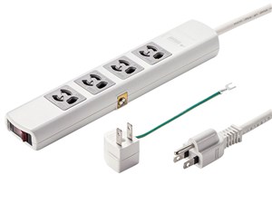 TAP-SP34MG-5 雷ガードタップ (3P・4個口・5m)