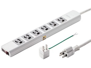 TAP-SP36MG-5 雷ガードタップ (3P・6個口・5m)