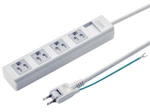 TAP-SH3425MG 3P・4個口オートシャッター付き電源タップ (マグネット付き・2.･･･