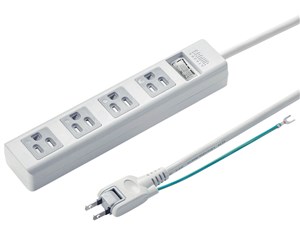 TAP-SH3425MGSW 3P・4個口オートシャッター付き電源タップ (一括集中スイッチ･･･