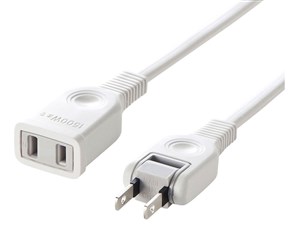 TAP-EX2105 (ホワイト) 電源延長コード (2P・5m) 商品画像1：eONE