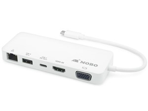 MOBO USB-C Travel Mini Dock AM-TMD01 [ホワイト] 商品画像1：サンバイカル