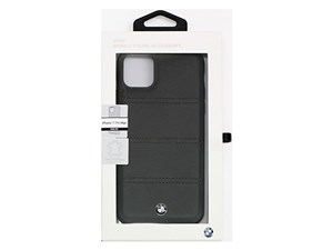 エアージェイ BMW HARDCASE LEATHER HORIZONTAL LINES BLACK IP PRO MAX BMHC･･･