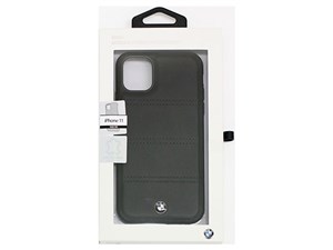 エアージェイ BMW HARDCASE LEATHER HORIZONTAL LINES BLACK IP11 BMHCN61PEL･･･