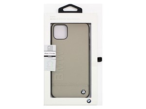 エアージェイ BMW LOGO IMPRINT HARDCASE TAUPE IP PRO MAX BMHCN65LLST