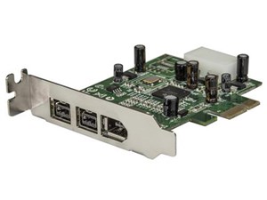 ロープロファイル対応IEEE 1394a 1ポート/1394b 2ポート増設PCI Expressカー･･･