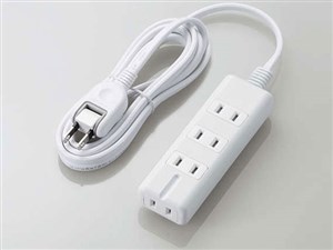 エレコム 電源タップ 2m 4口 雷ガード ほこりシャッター マグネット 白 T-KM0･･･