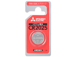 三菱電機 【10個セット】 リチウムコイン電池1個 CR2025D/1BP