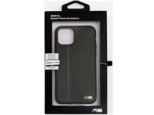 エアージェイ BMW HARDCASE PU LEATHER CARBON CONTRAST STRIP BLACK IP11 PR･･･