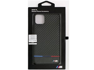 エアージェイ BMW CARBON ＆ PU LEATHER HARDCASE TRICOLOR STRIPE BLACK IP ･･･