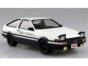 アオシマ【車プラモデル】1／24 頭文字D No.5 藤原拓海 AE86トレノ 第1巻仕様･･･
