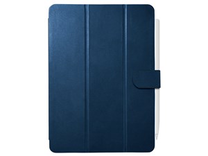 BUFFALO iPad Pro 11インチ用3アングルレザーケース ブルー BSIPD2011CL3BL