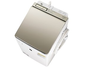 【大型】ES-PW8E-N シャープ タテ型洗濯乾燥機 洗濯・脱水8Kg 乾燥4.5Kg ゴールド系 商品画像1：セイカオンラインショッププラス