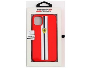 エアージェイ FERRARI SILICON CASE ON TRACK ＆ STRIPES RED IP11 FESPIHCN6･･･