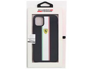 エアージェイ FERRARI SILICON CASE ON TRACK ＆ STRIPES NAVY IP11 FESPIHCN･･･