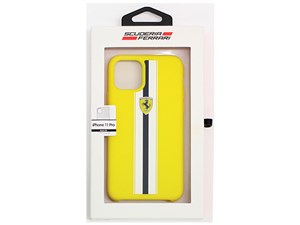 エアージェイ FERRARI SILICON CASE ON TRACK ＆ STRIPES YELLOWIP11 PRO FES･･･