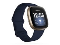 Fitbit Versa 3 FB511GLNV-FRCJK [ミッドナイト/ソフトゴールド]