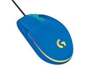 ロジクール ゲーミングマウス 有線/ 6ボタン/ ブルー G203-BL