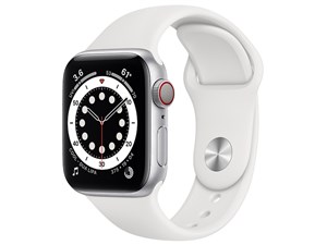 Apple Watch Series 6 GPS+Cellularモデル 40mm M06M3J/A [ホワイトスポーツバンド] 商品画像1：ONE　CHANCE